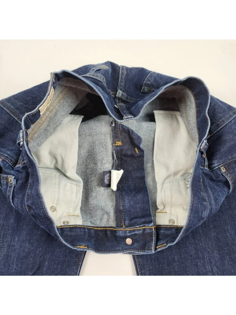 J Crew Jeans Men 36x31 484 Blue Slim Straight Leg Denim